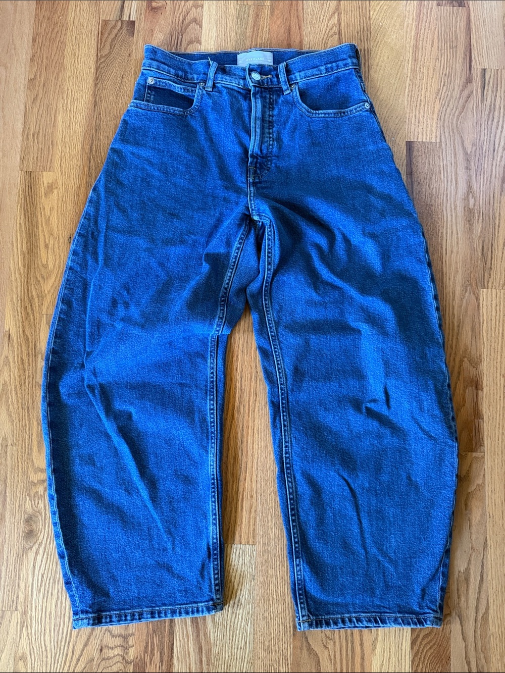 Everlane Dark Blue Wide Leg Jeans